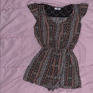 Cute patterned romper